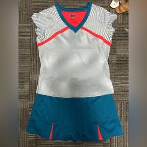 Women’s large BOLLE tennis Pickleball golf SKORT and short sleeve top